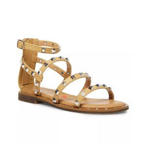 STEVE MADDEN Girls' JTravel Studded Sandals